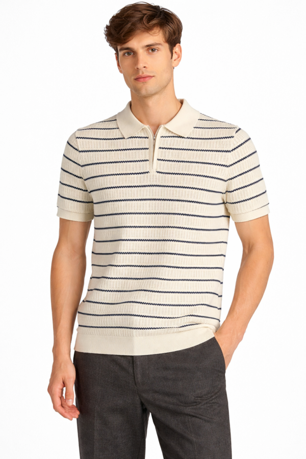 Men’s Striped Knit Shirt
