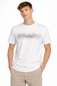Men’s Light Pink Crew Neck Cotton T-Shirt – Soft Casual Basic Tee