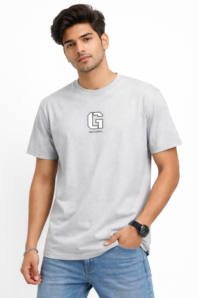 Grey T-Shirt with “G” Logo